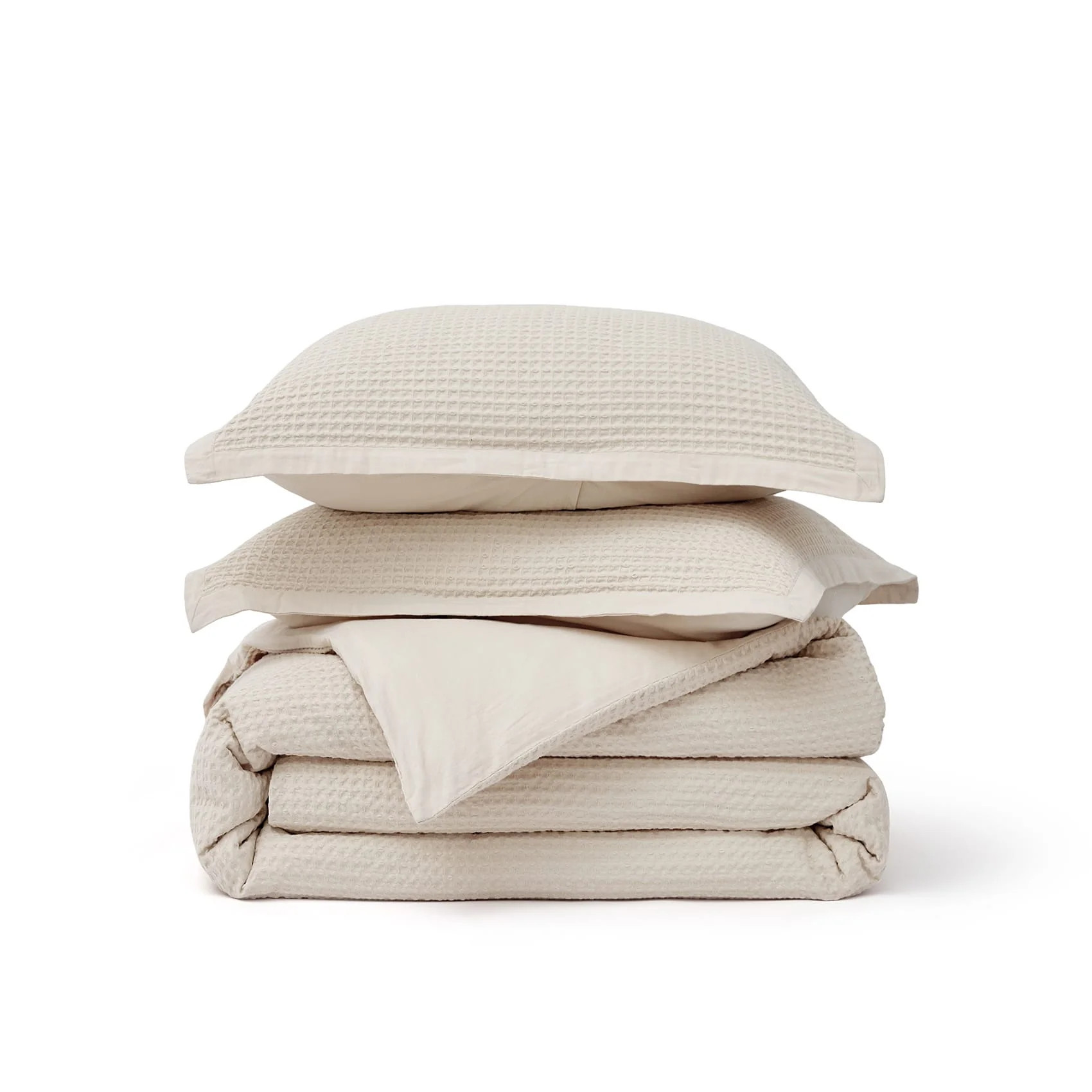 GentleSoft® Cotton Waffle Weave Duvet Cover Set | Bedsure® | Bedsure