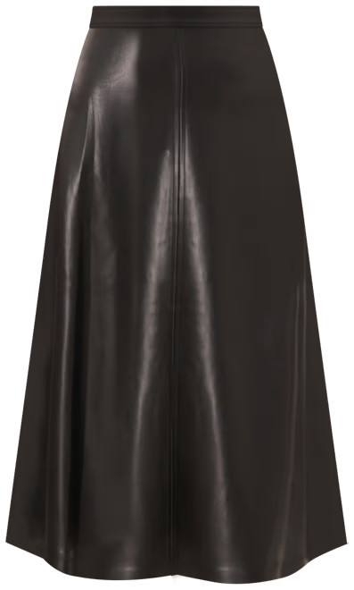 Vince Camuto Women's Faux-Leather Seamed Maxi Skirt - Macy's | Macy's