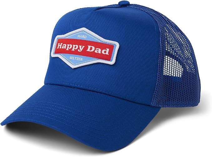 Happy Dad Hats for Men and Women, Available in Trucker Hat, 6 Panel Snapback Hat or Baseball Cap,... | Amazon (US)
