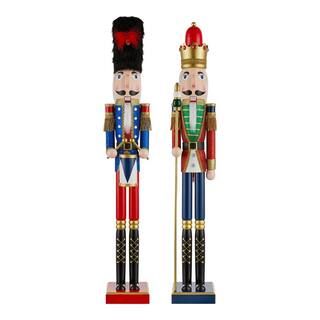Home Accents Holiday 36 in. Christmas Nutcrackers (Set of 2) 23GB30721 - The Home Depot | The Home Depot