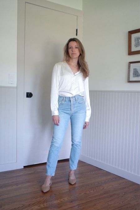 Elevated casual outfit for spring #casualspringoutfit 

#LTKworkwear #LTKshoecrush #LTKstyletip