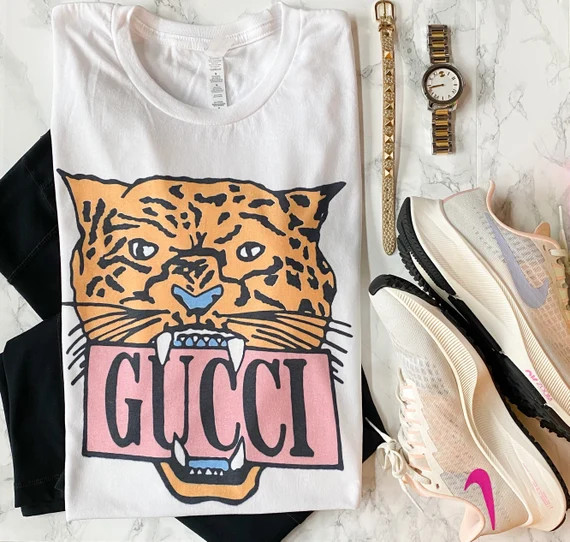 Tiger vintage tee/women’s tee/ unisex size | Etsy (US)