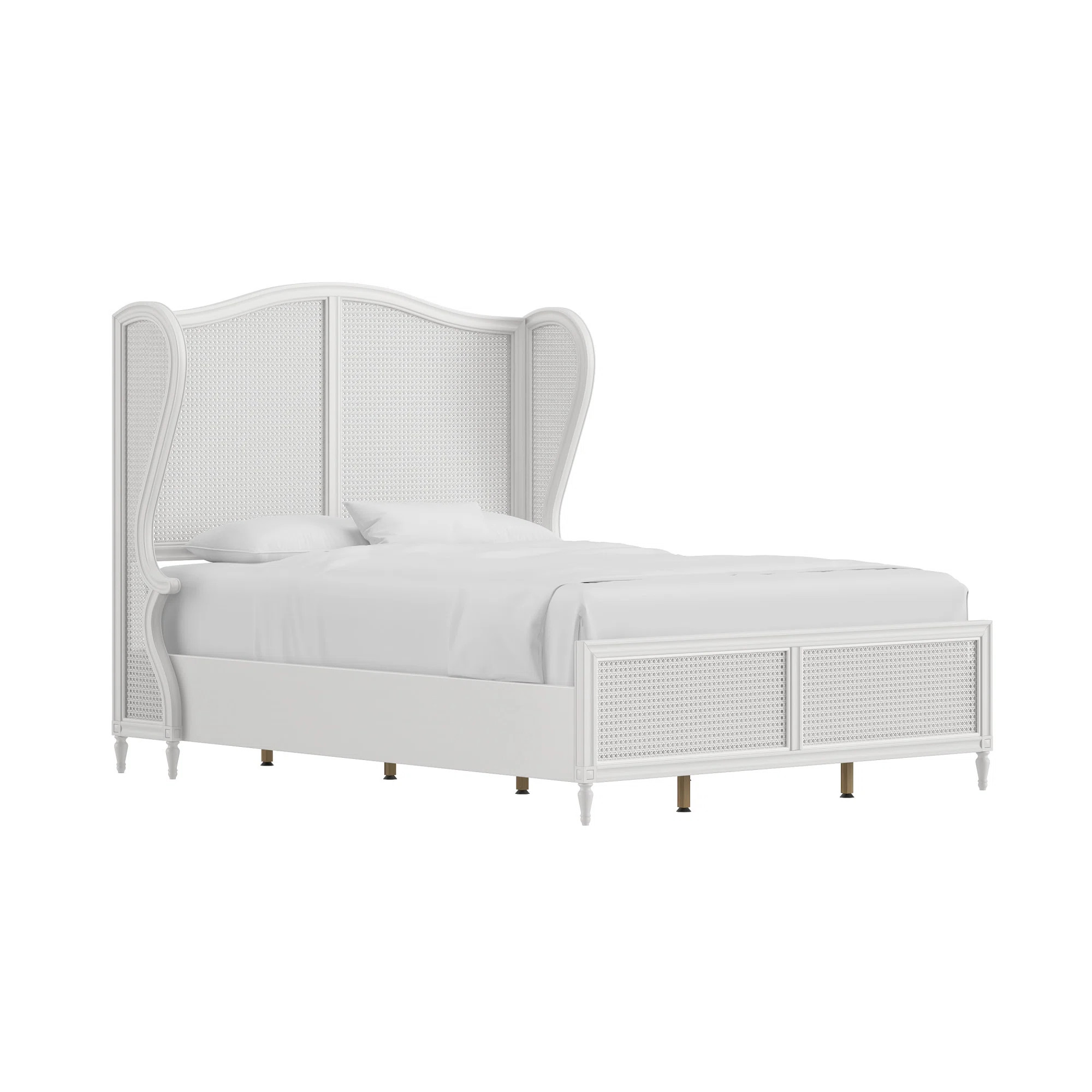 Gia Wingback Bed | Birch Lane