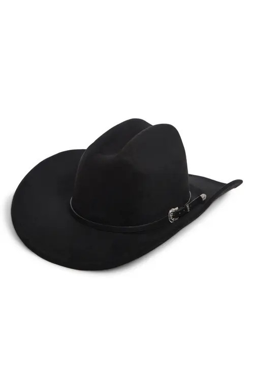 Treasure & Bond Baby Buckle Western Cowboy Hat in Black at Nordstrom | Nordstrom