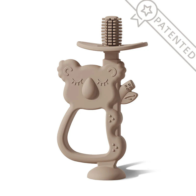 Koala 2 in 1 Teether (Warm Taupe) | Moonkie