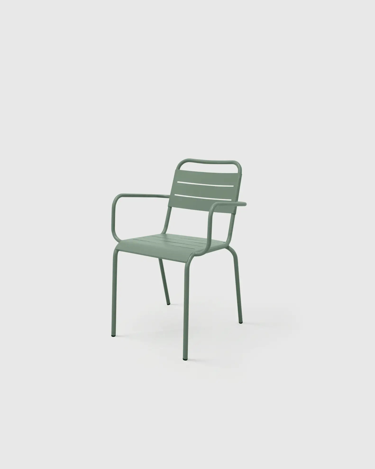 Powder-Coated Aluminum Outdoor Stacking Armchair (Set of 2) | Quince