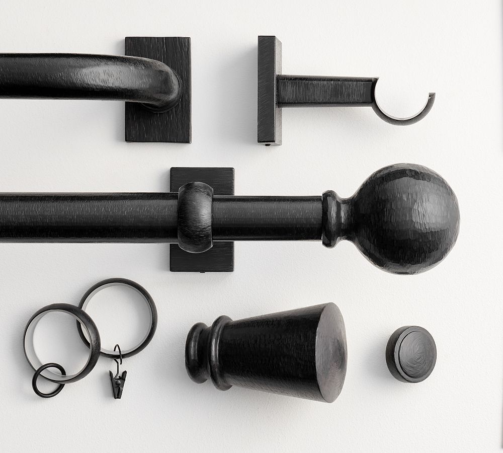 Cast Iron Curtain Hardware | Pottery Barn (US)