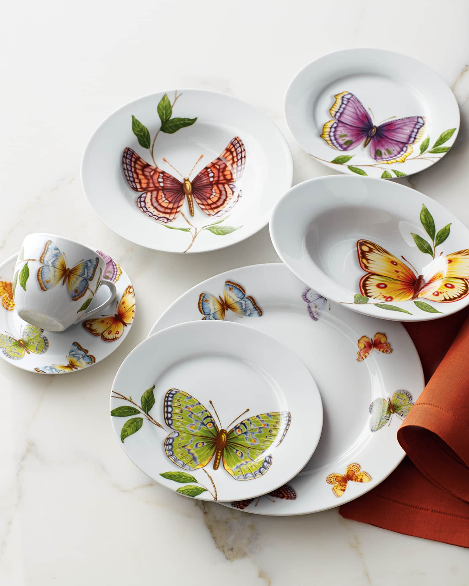 20-Piece Butterfly Dinnerware Set | Neiman Marcus