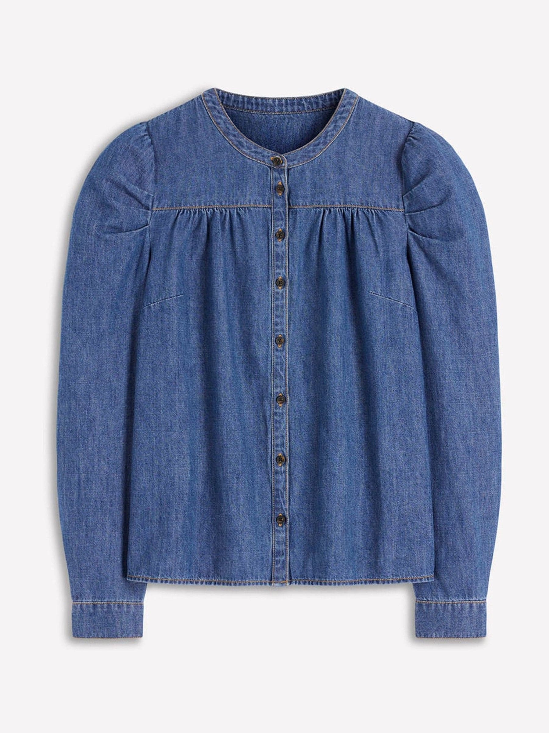 Boden Boden Blue Mutton Denim Shirt | Next US