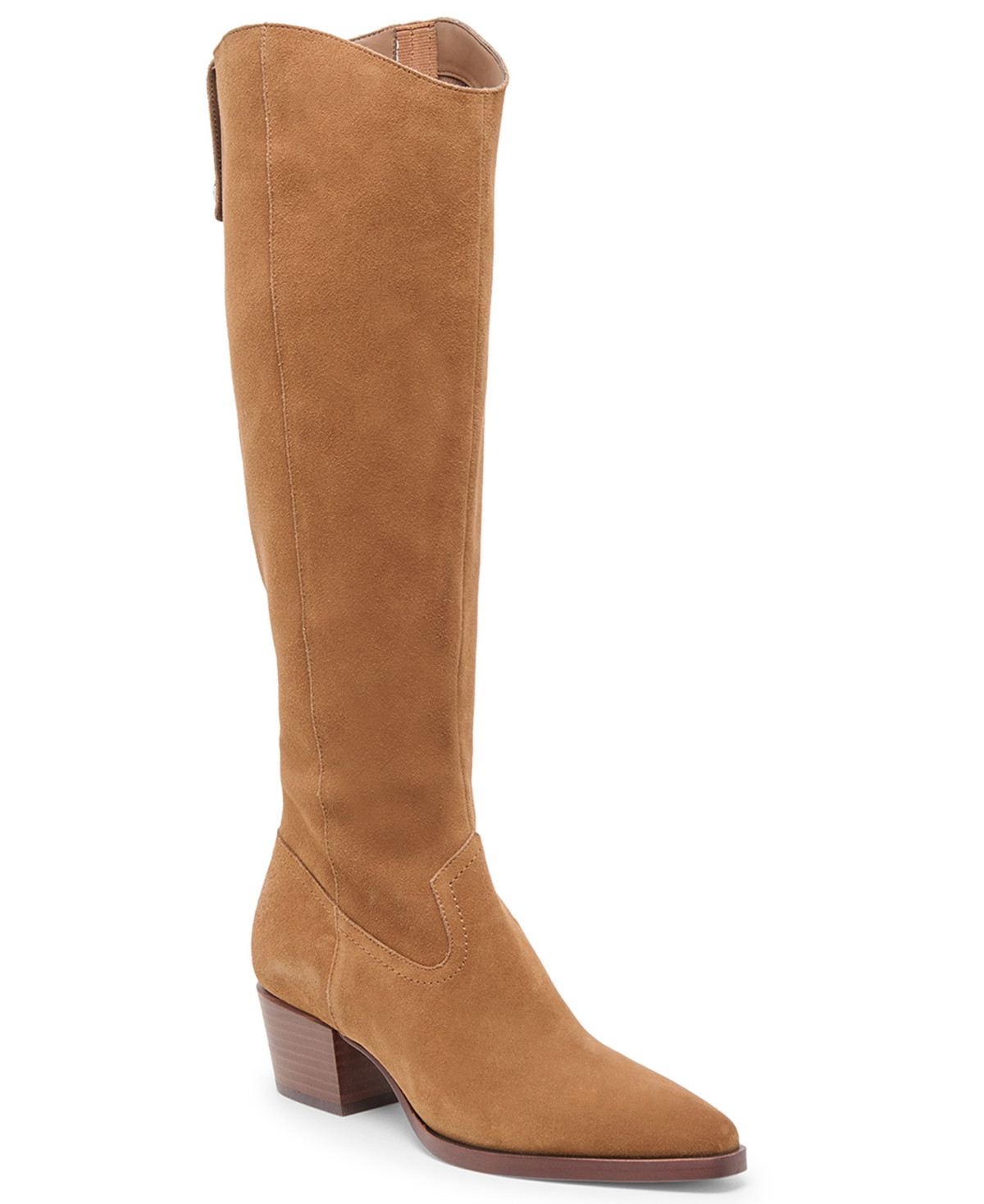 Dolce Vita Women's Virona H2O Pull-On Tall Western Boots - Brown Suede H2O | Macy's