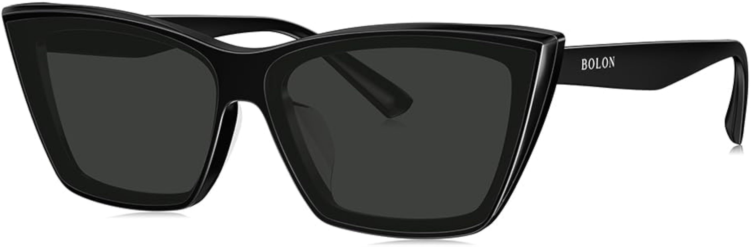 BOLON Women Lady Elegant Trendy Cat Eye Polarized Sunglasses, Exclusive Eyewear Brand of EssilorL... | Amazon (US)