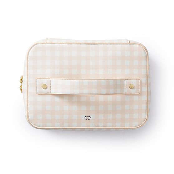 Gingham 2-in-1 Cosmetics Case | Mark and Graham