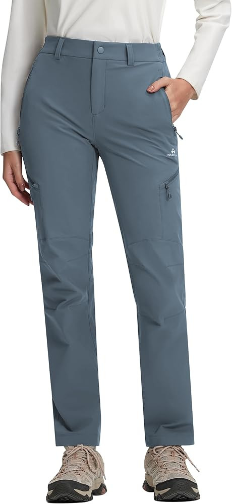 Pioneer Camp Women's Hiking Pants, Breathable Quick Dry Softshell Pants Water Repellent Stretch C... | Amazon (US)