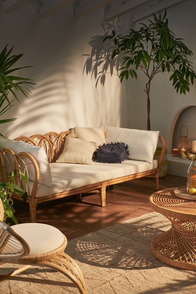 Melody Rattan Daybed | Urban Outfitters (US and RoW)