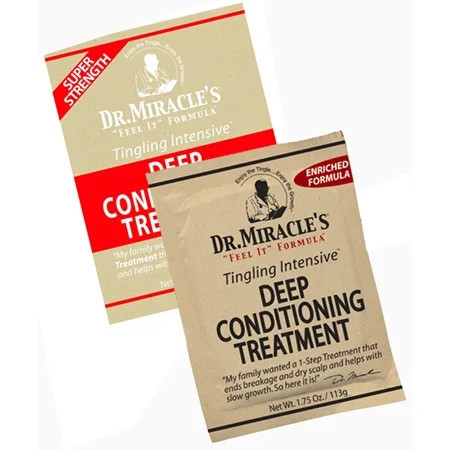 Dr. Miracle s Feel it Formula Deep Conditioning Treatment 1.75 oz | Walmart (US)