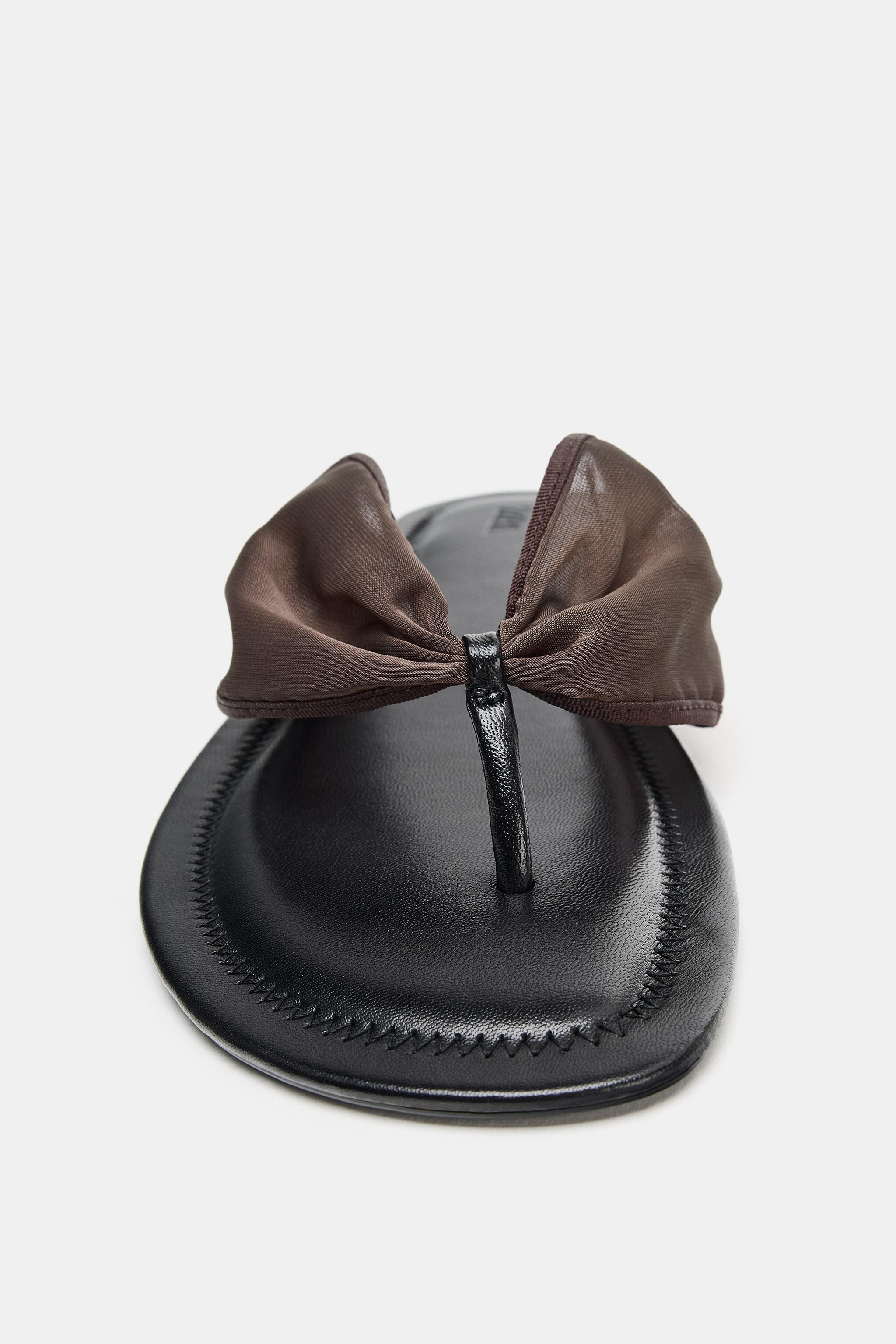 MESH FLAT SANDALS | Zara US