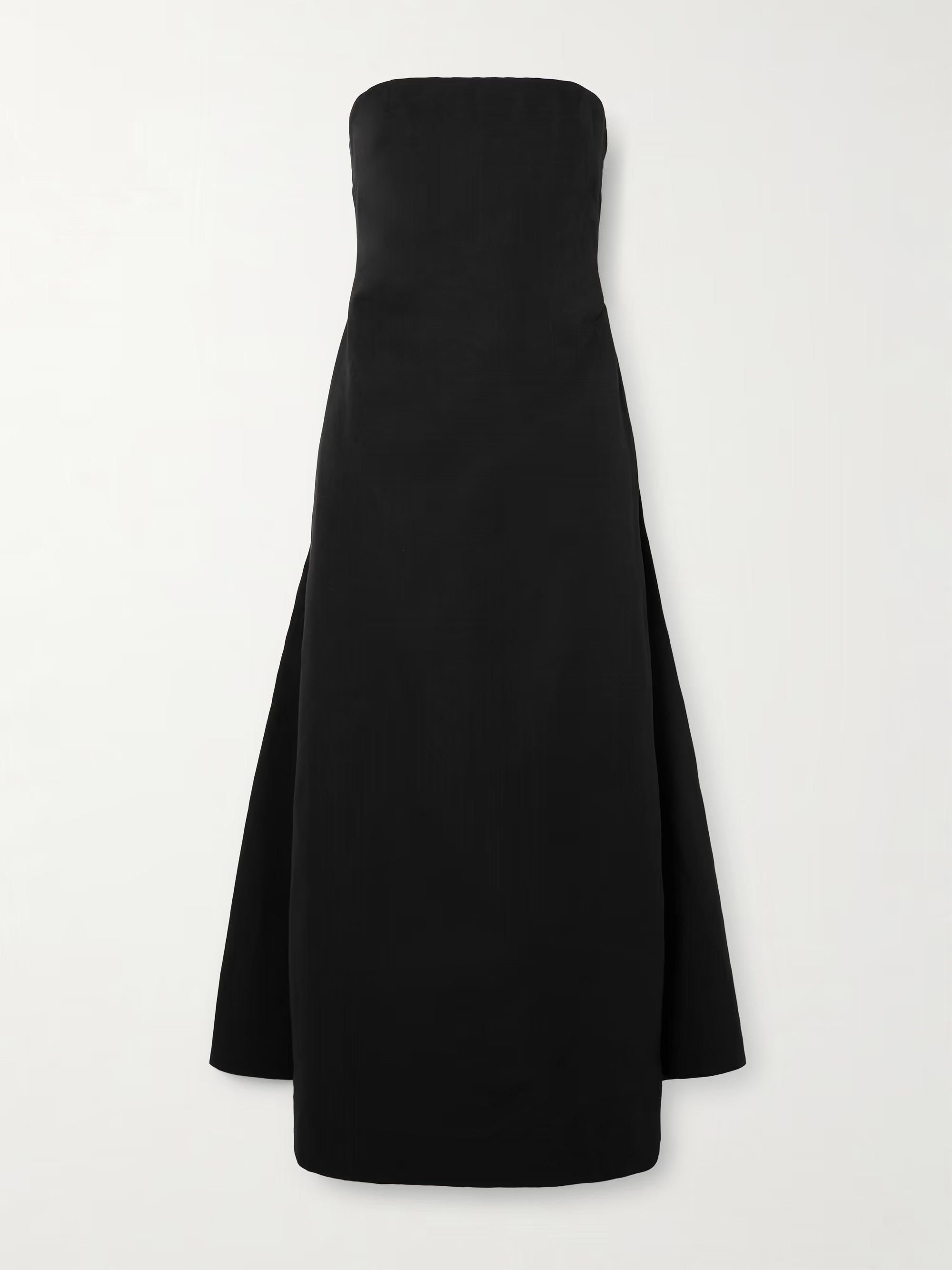Kennedy strapless cotton-blend grosgrain midi dress | NET-A-PORTER (UK & EU)