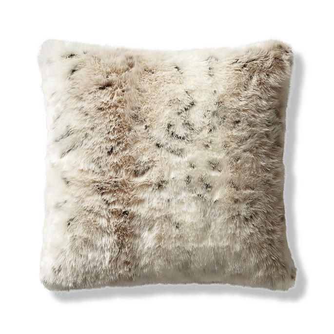 Luxury Faux Fur Decorative Pillow Cover | Frontgate | Frontgate