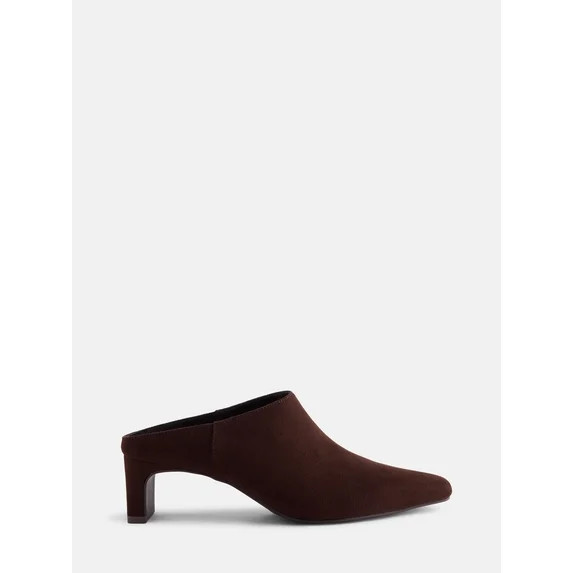 Scenario Women's Slip On Heeled Mules | Walmart (US)