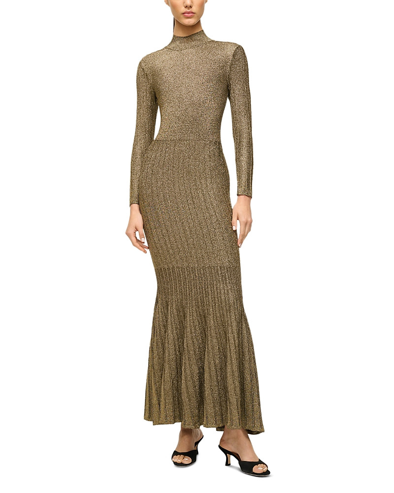 Staud Tilda Metallic Knit Dress | Bloomingdale's (US)