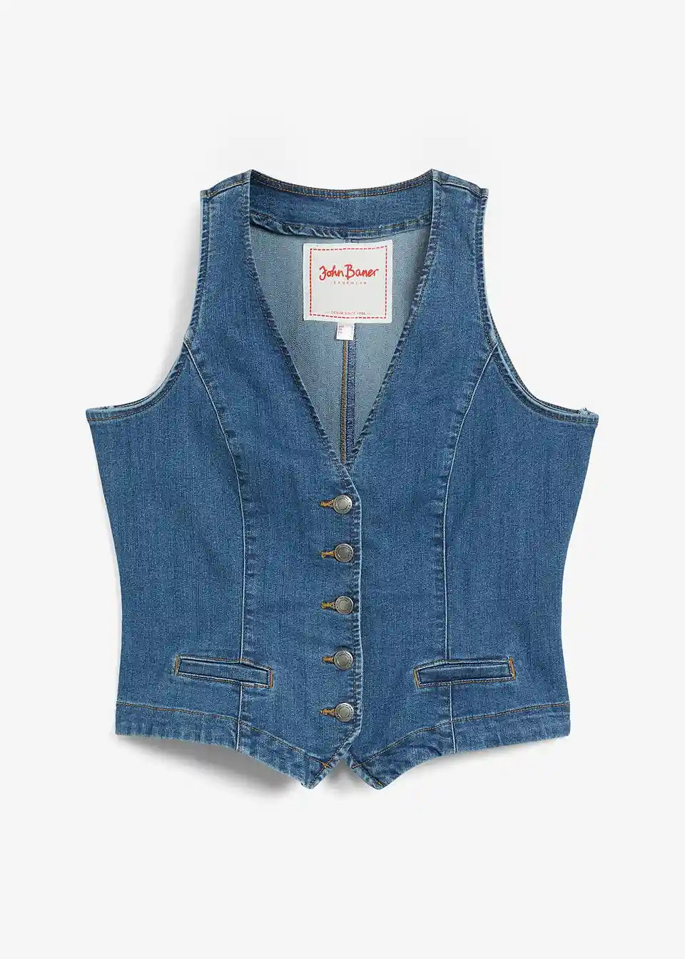 Sch\u00f6ne klassische Jeansweste - blau - Damen | bonprix | Bonprix DE
