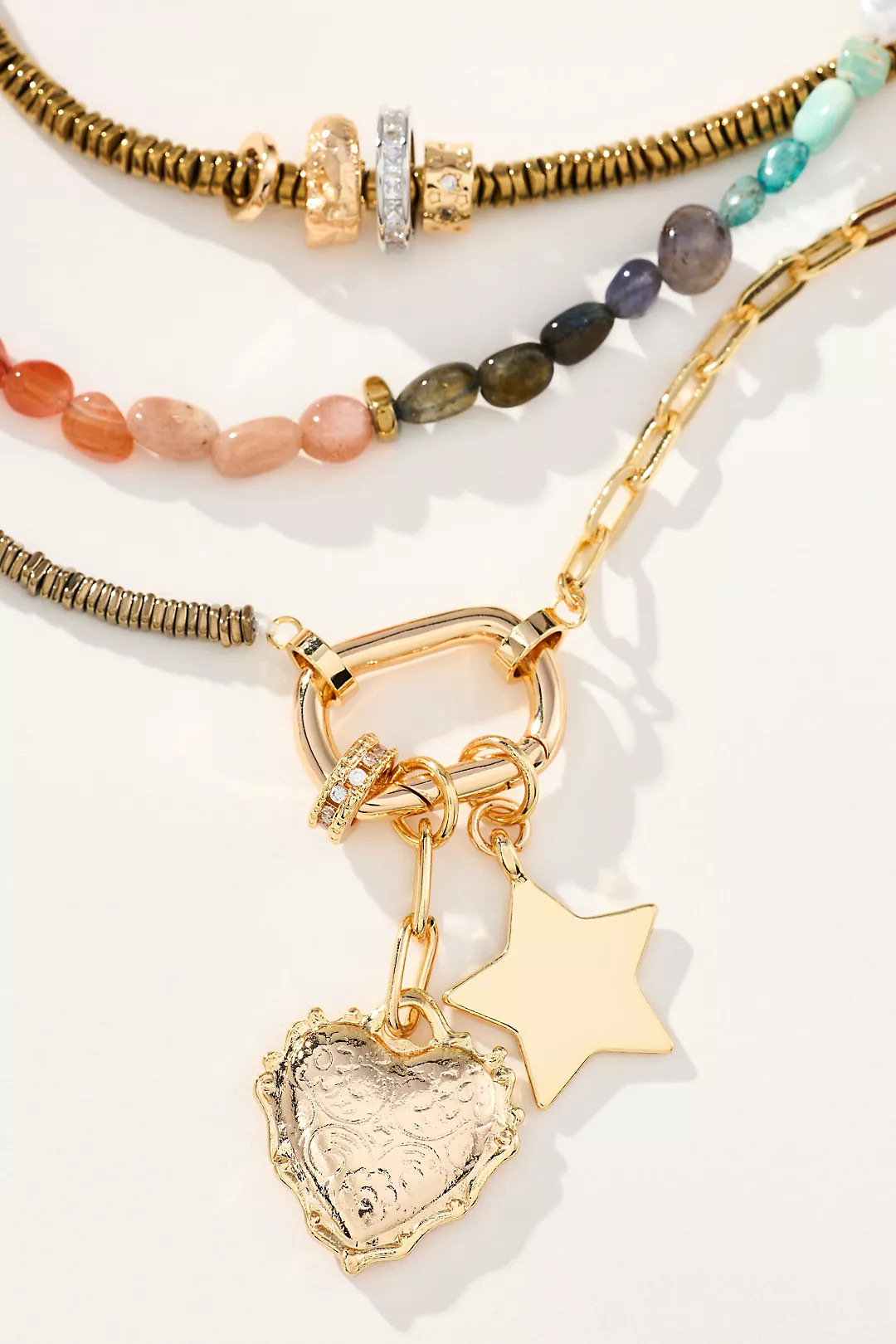 Shades of Sea Layered Necklaces: Charm Edition | Anthropologie (US)