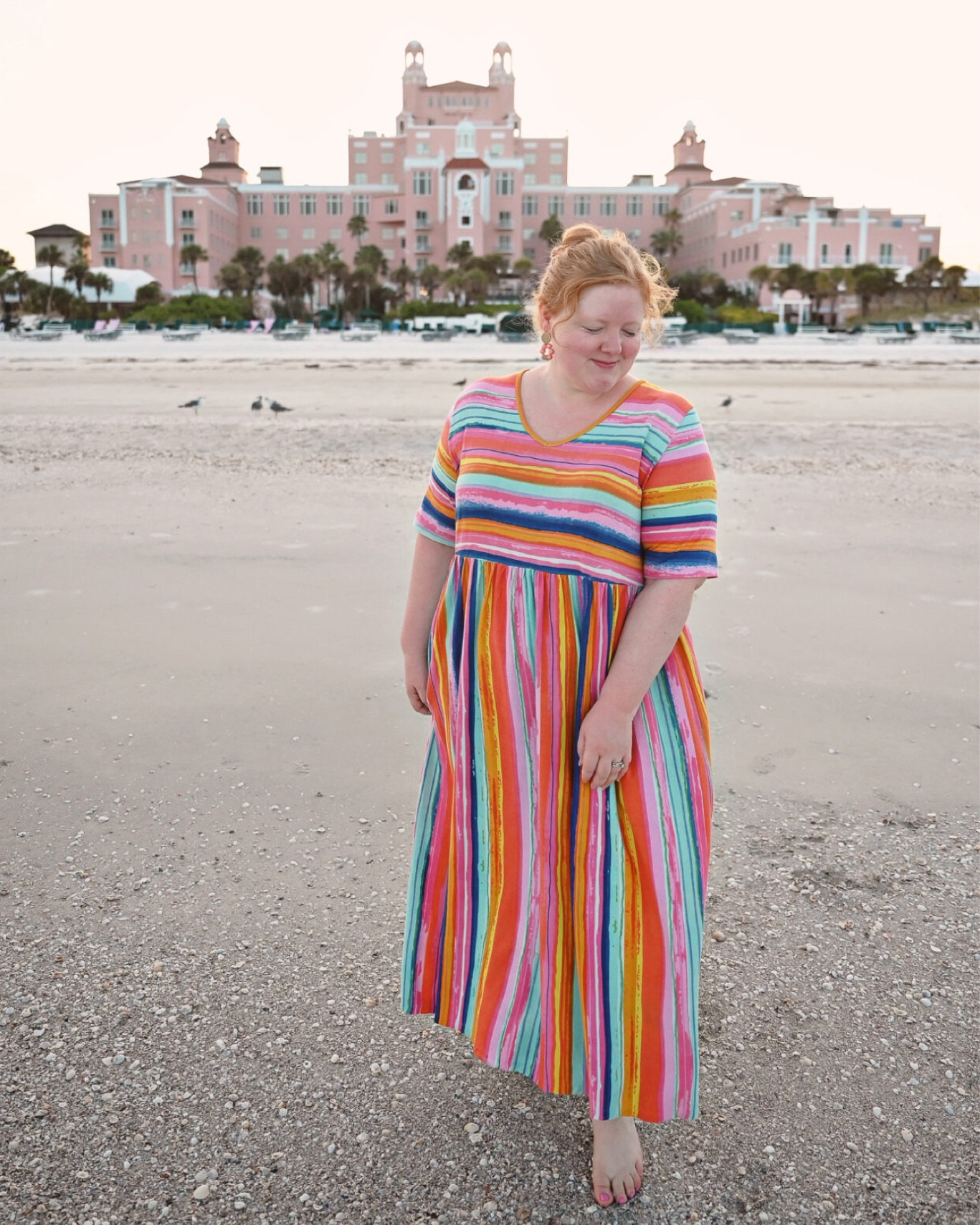 Vacation Dress 🌈
Take 30% OFF dress with code 2024LIZ

swim coverup, rainbow dress, vacation outfit, knit dress
