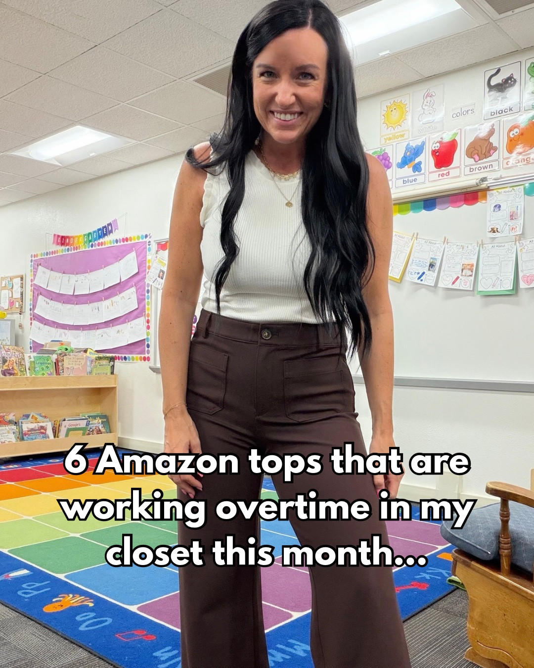6 tops from Amazon I’m wearing on repeat for work! 👏🏼

These work overtime in my closet while it's still so hot out!! Most of these tops are on deal on Amazon and under $20!! Size info is on each image, but let me know if you have any questions! The denim top has become such a closet staple, and the sweater tops give a nice pre-fall vibe and look cute with jeans, trousers, and twill pants.

#teachersofinstagram #teachertribe #falloutfits teacher life elementary teachers, teacher fashion, teacher outfit ideas, kindergarten teacher, real life outfits, teacher ootd, Amazon style, casual fall workwear #amazonfashion #teacheroutfits @amazonfashion

#LTKootd #LTKSaleAlert #LTKWorkwear