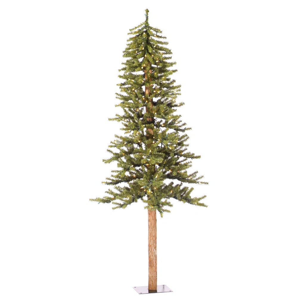 Natural Alpine 6' Lighted Cedar Christmas Tree | Wayfair North America