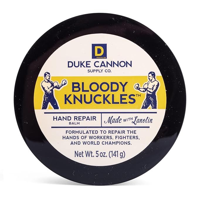 Duke Cannon Supply Co. Bloody Knuckles Hand Repair Balm, Net Wt. 5oz. - Unscented/Paraben-Free | Amazon (US)