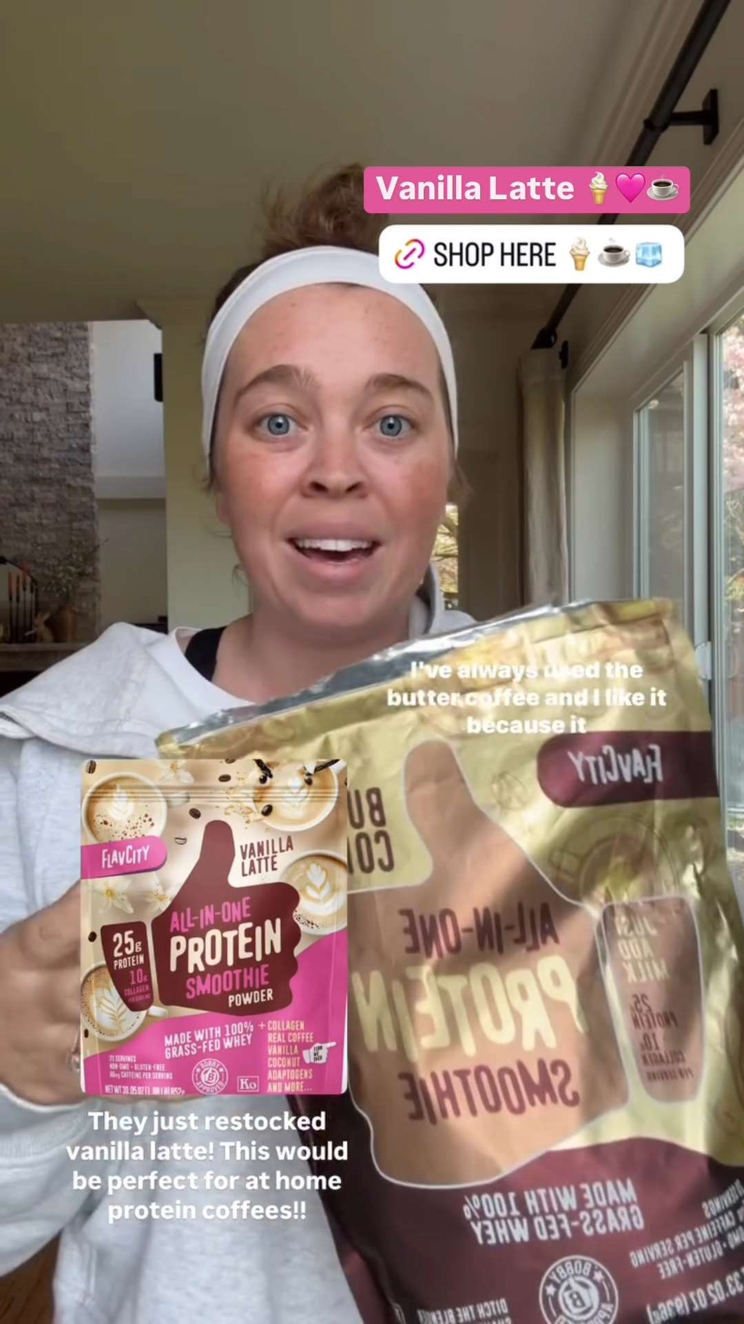 Super excited to try this new flavor from Flavcity! I normally use the butter coffee for my protein coffees, but the vanilla latte   sounds delicious!! 🩷🍦☕️ 

 #LTKActive #LTKFindsUnder100 #LTKFamily