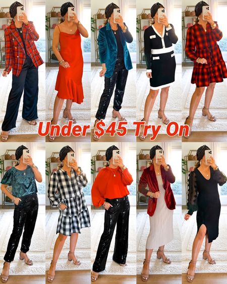1, 2, 3, 4, 5, 6, 7, 8, 9 or 10 - which new @walmart holiday outfits do y’all like best? 🎄#walmartpartner 💗We are SO excited to share some chic mix and match styles with y’all that start at just $15 and are ALL under $45! Many of these exclusive @walmartfashion items are available in additional prints and colors too! Size small shown in all items except M in sweater dresses. 🛍️ Everything is linked with the LTK app {just search “TheDoubleTakeGirls” to find us}. Or leave a comment below if you’d like us to DM you direct links & more sizing info for any items shown. Sizes won’t last long especially on the sequin & velvet items so don’t wait to check out. ☺️ We can’t wait to hear which outfits you all like best! Tag a friend that can’t miss out on these affordable new arrivals. Also make sure to see our new IG stories for a try on of everything shown! 💗 ~ L & W

#walmartpartner #walmart #walmartfashion#LTKunder50


#LTKHoliday #LTKstyletip