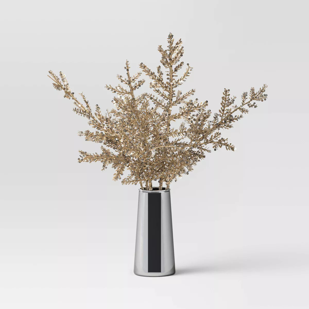 Silver Metallic Artificial Arrangement Small - Threshold™ | Target