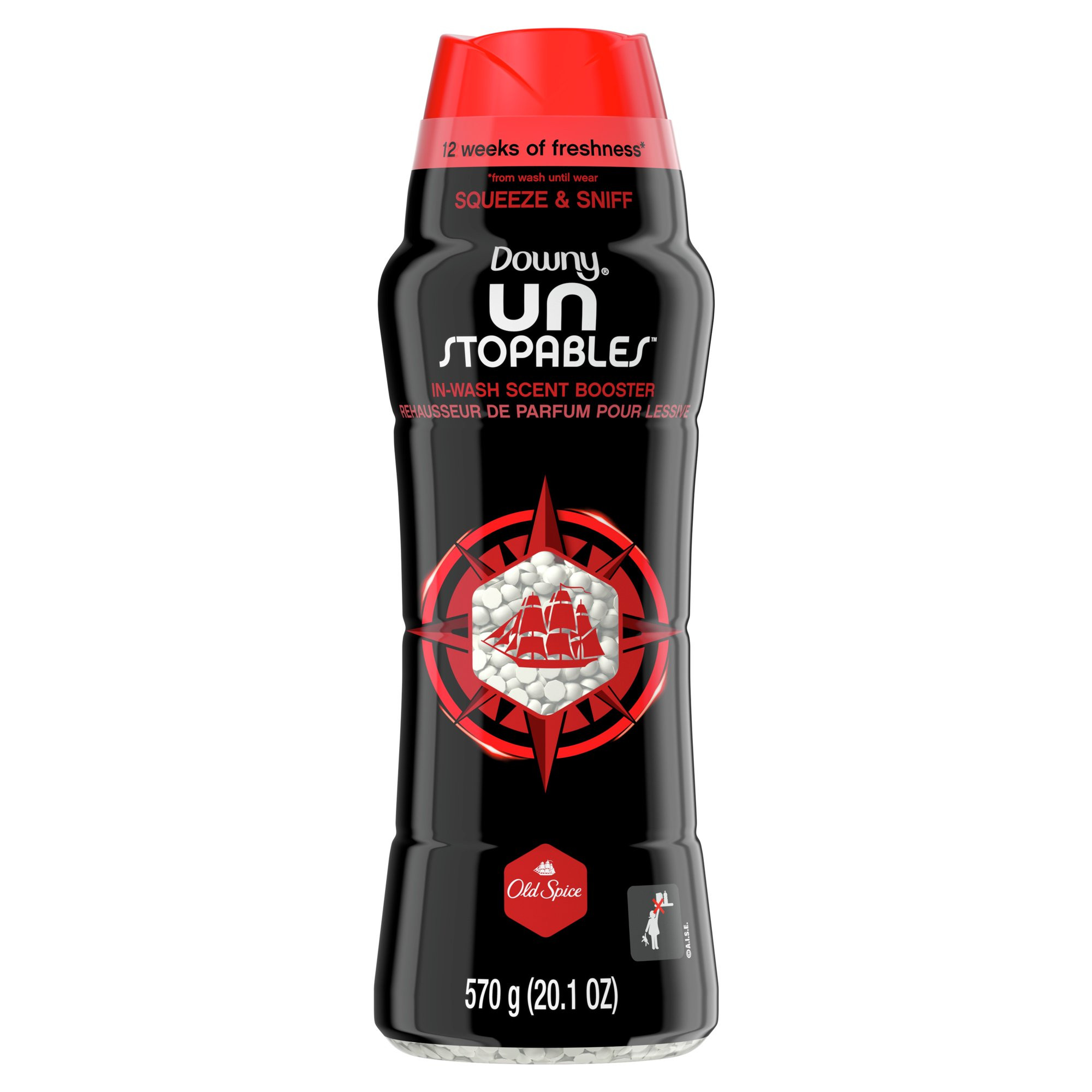 Downy Unstopables In-Wash Scent Booster Beads, Old Spice, 20.1 Oz | Walmart (US)