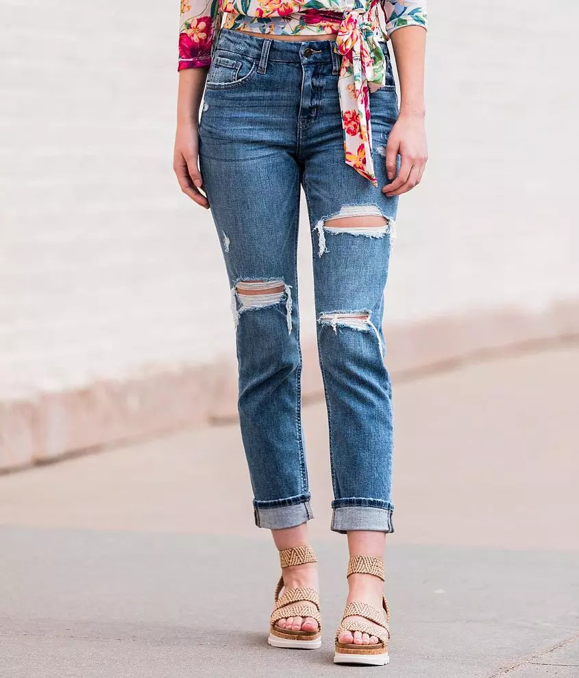 High Rise Ankle Stretch Jean | Buckle