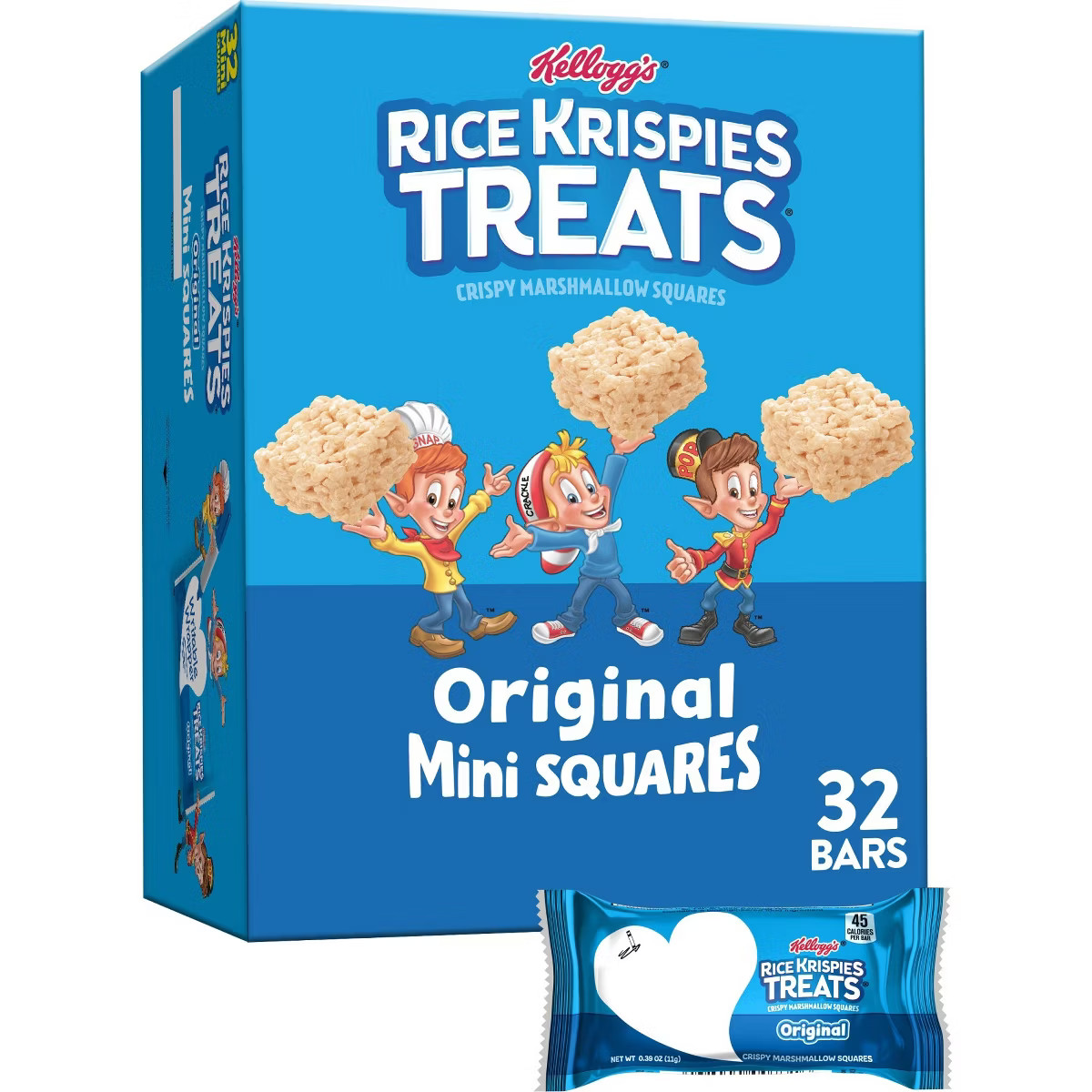 Rice Krispies Treats Original Mini Squares - 12.4oz/32ct | Target