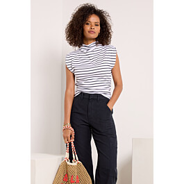 Amara Stripe Rib Top | Evereve