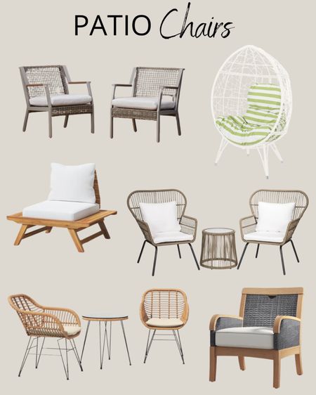 Patio furniture, patio chairs 

#LTKSeasonal #LTKhome #LTKstyletip
