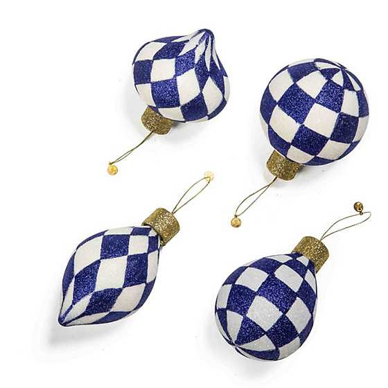 Royal Glass Ornaments - Set of 4 | MacKenzie-Childs