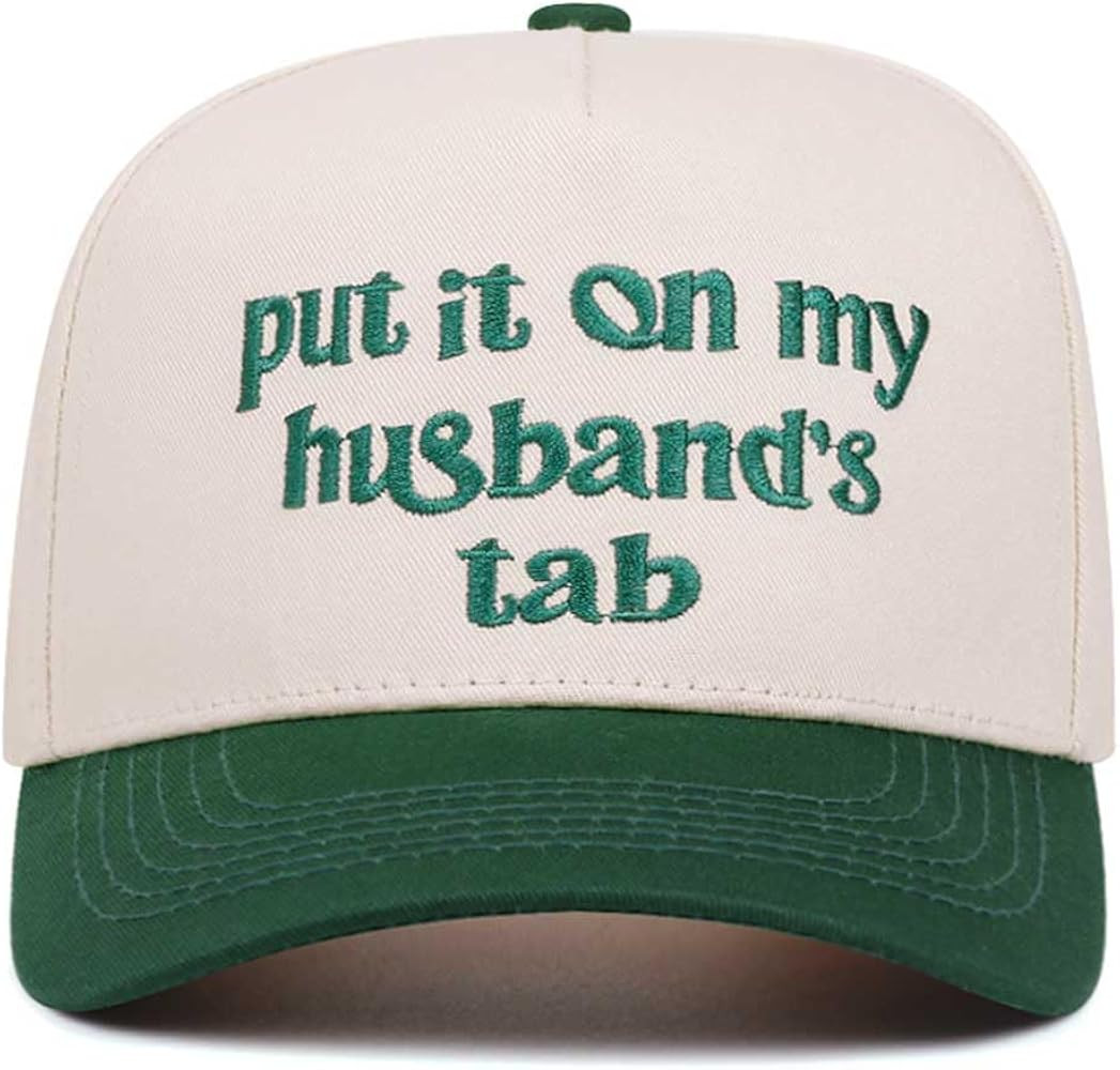 Funny Hat Put It On My Husband's Tab Trucker Hats Vintage Dad Hat Unisex | Amazon (US)