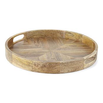 Linden Street Large Wood Decorative Tray | JCPenney