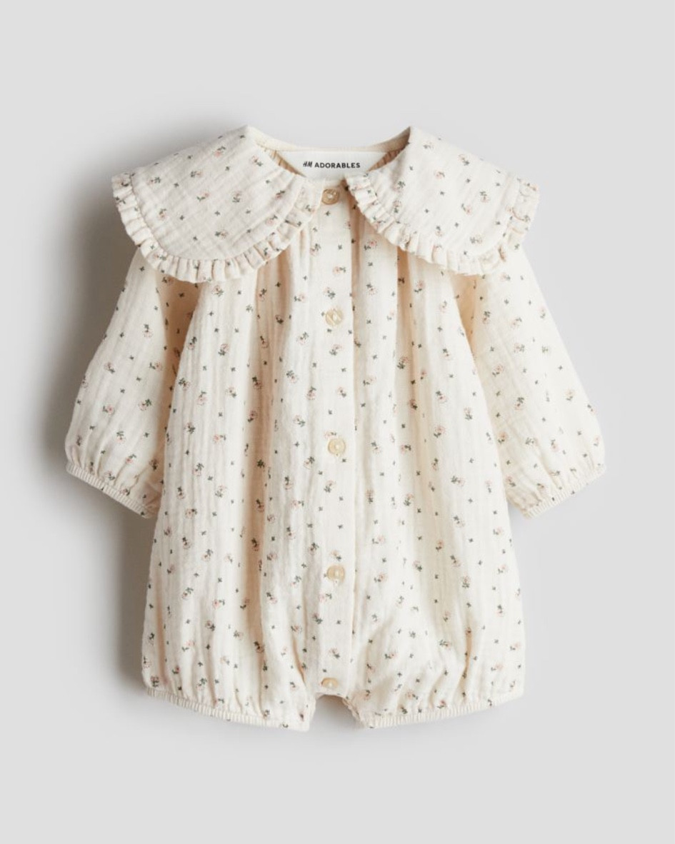 adorbs muslin romper with collar 

#LTKBaby #LTKKids
