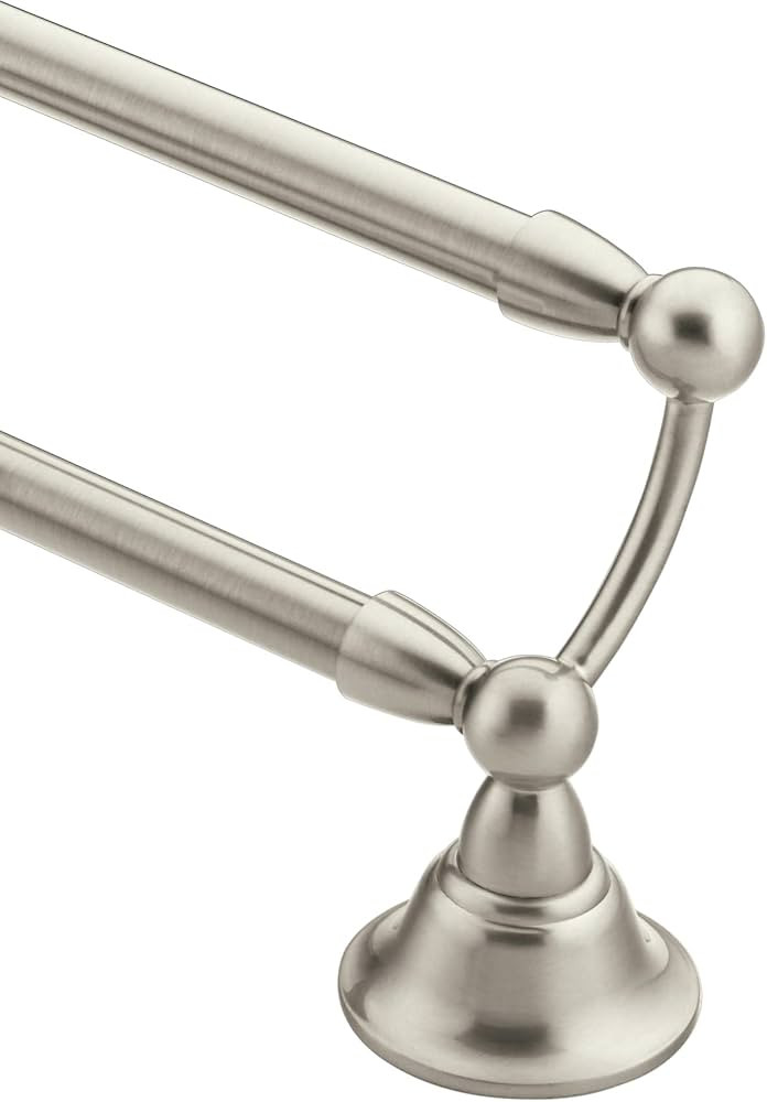 Moen DN6822BN 24-Inch Inspirations Double Towel Bar (Brushed Nickel) | Amazon (CA)
