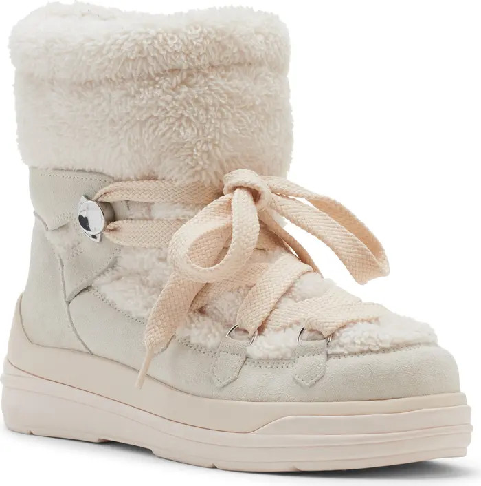 Insolux Faux Fur Trim Snow Boot (Women) | Nordstrom