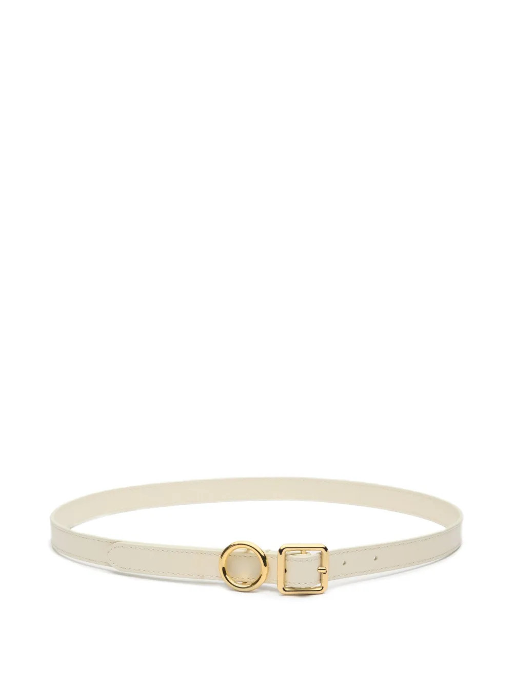 The Regalo circle-buckle leather belt | Farfetch Global