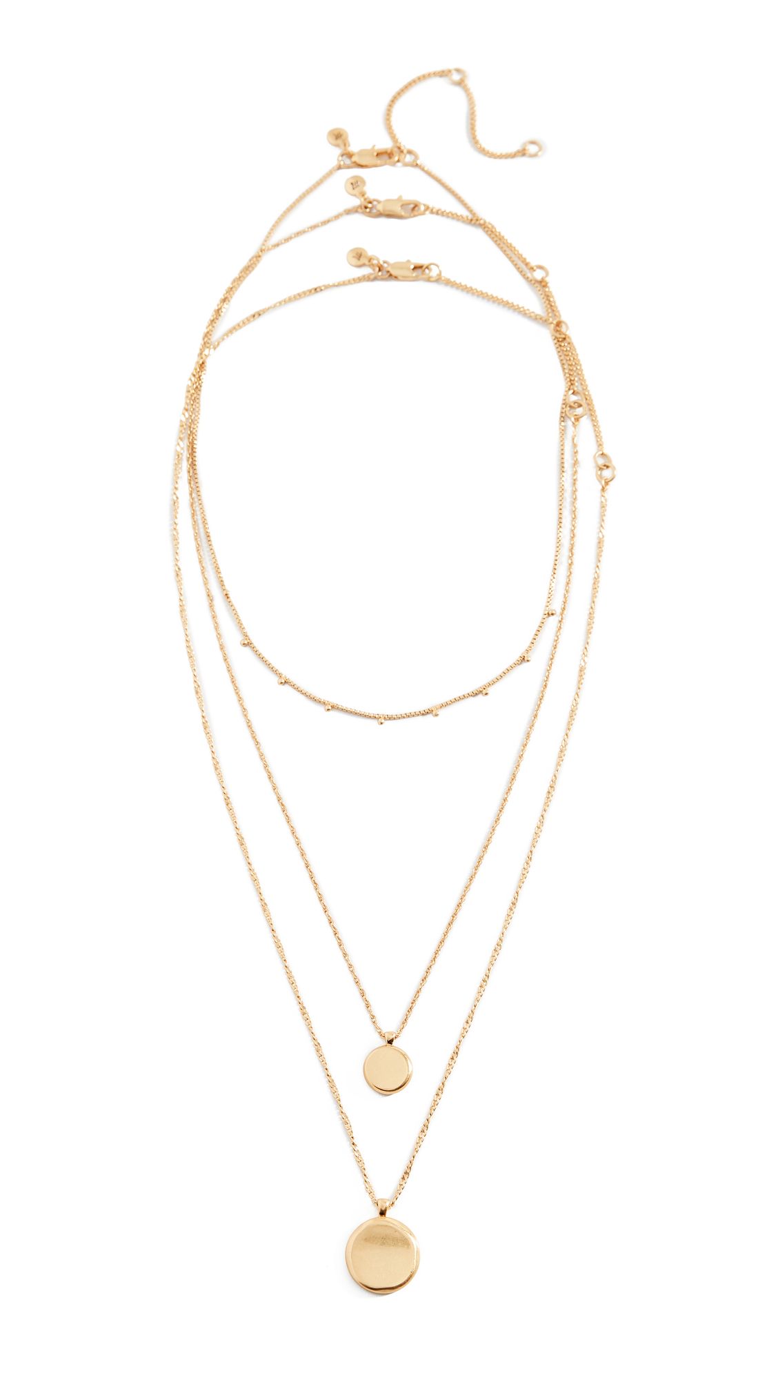 Madewell Coin Layer Pendant Necklace | Shopbop