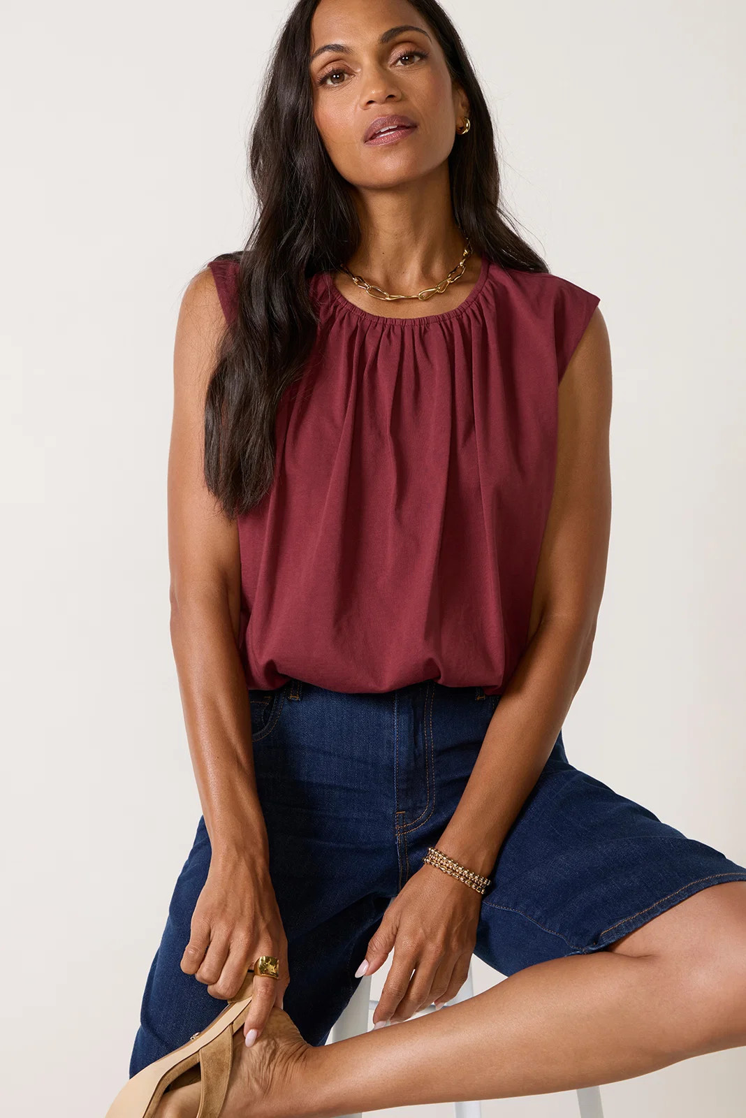 Hayes Bubble Tee | Evereve