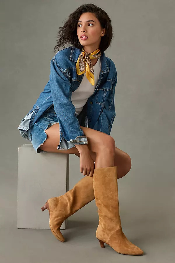 Erena Kitten-Heel Boots | Anthropologie (US)