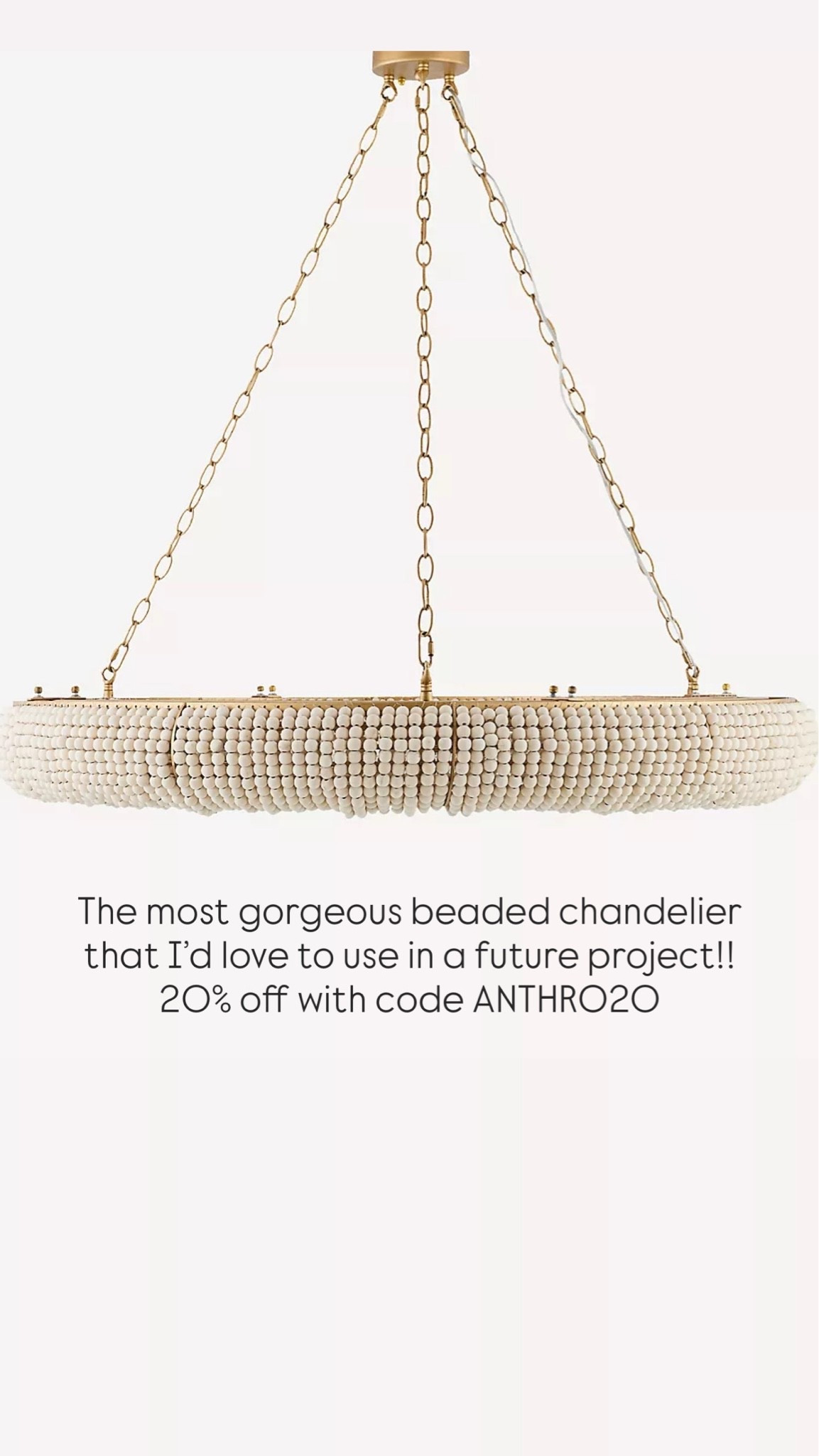 Obsessed with this beaded cha deliver. How gorgeous over a dining table?!

#LTKHome #LTKdayinmylife #LTKSeasonal