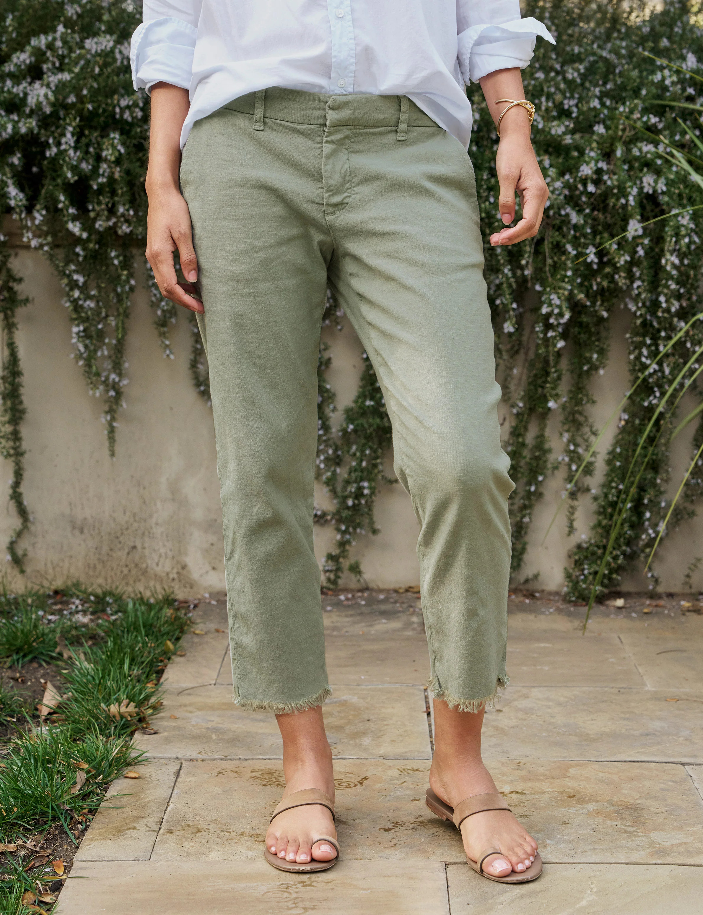 WICKLOW Sage, Italian Performance Linen | Frank & Eileen